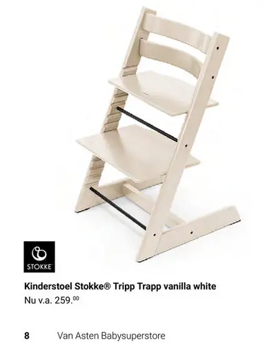 Aanbieding: Kinderstoel Stokke® Tripp Trapp vanilla white