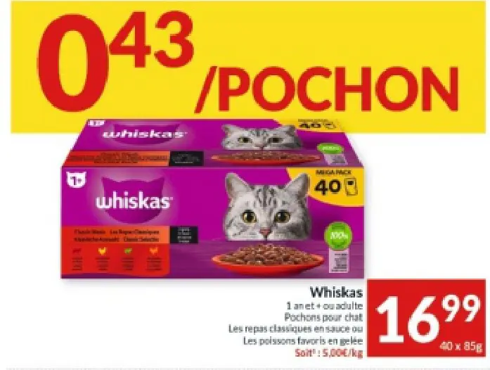 Offre: Pochons pour chat