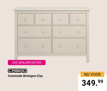 Aanbieding: Commode Bretagne Clay