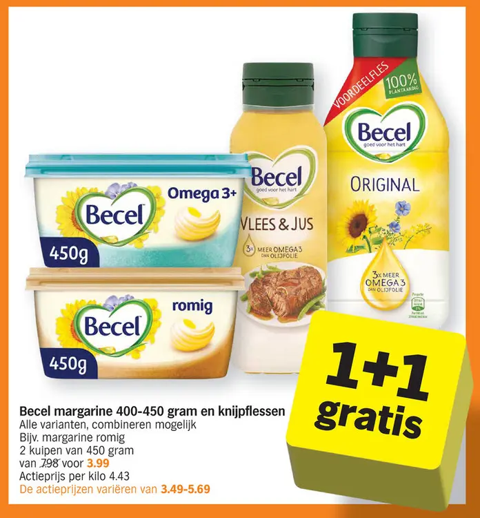 Promotie: Margarine en knijpflessen