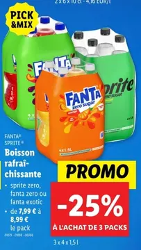 Offre: Boisson rafraîchissante