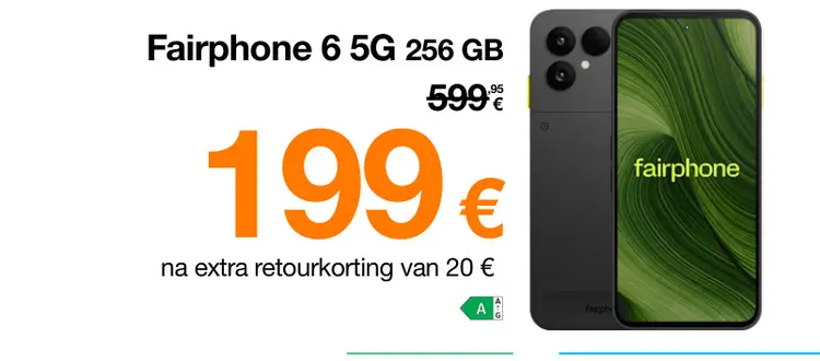 Aanbieding: Fairphone 6 5G 256 GB