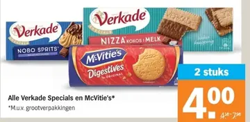 Aanbieding: Verkade Specials en McVitie's