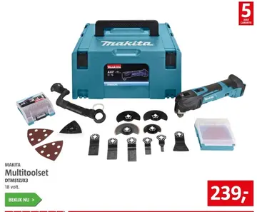Aanbieding: Makita Multitoolset