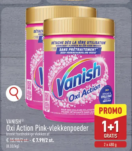 Promotie: Oxi Action Pink-vlekkenpoeder