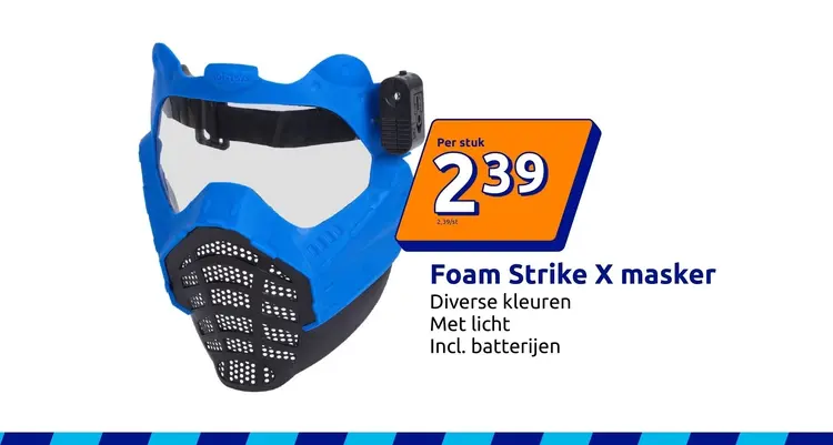 Aanbieding: Foam Strike X masker