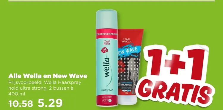 Aanbieding: Alle Wella en New Wave