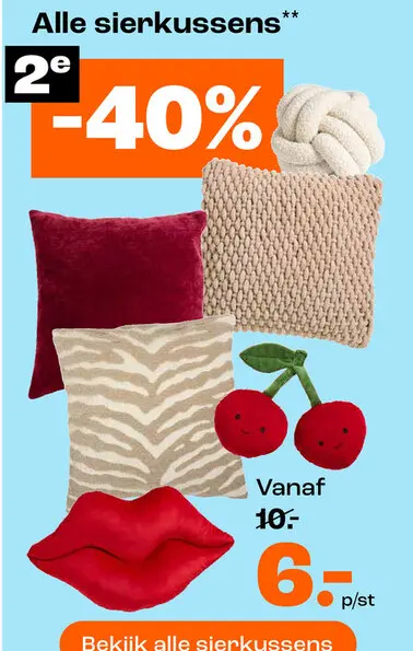 Promotie: Sierkussens
