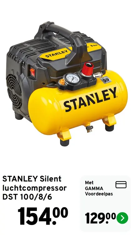 Aanbieding: Silent luchtcompressor DST 100/8/6