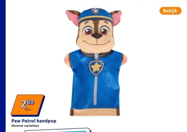 Aanbieding: Paw Patrol handpop