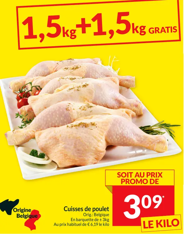 Offre: Cuisses de poulet