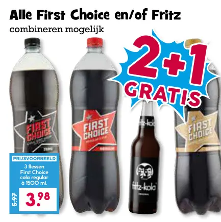 Aanbieding: First Choice en/of Fritz