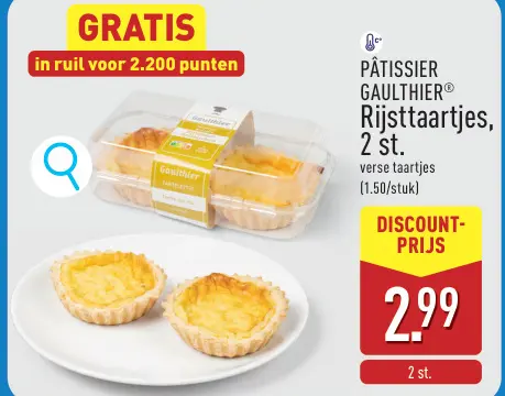 Promotie: Rijsttaartjes