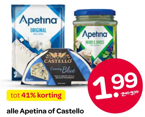 Aanbieding: Apetina of Castello