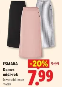 Aanbieding: Dames midi-rok
