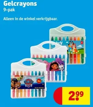 Aanbieding: Gelcrayons