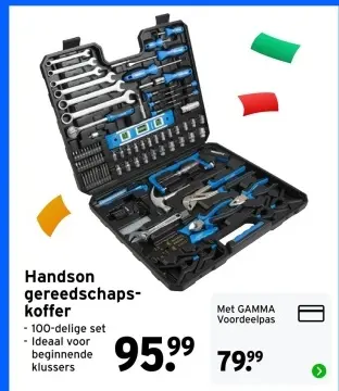 Aanbieding: Handson gereedschapskoffer