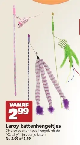 Aanbieding: Laroy kattenhengeltjes