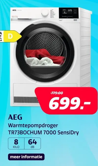 Aanbieding: AEG TR73BOCHUM 7000 SensiDry