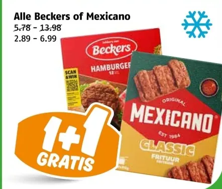Aanbieding: Alle Beckers of Mexicano