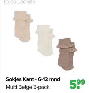 Aanbieding: Sokjes Kant