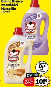 Aanbieding: Omino Bianco wasmiddel Marseille