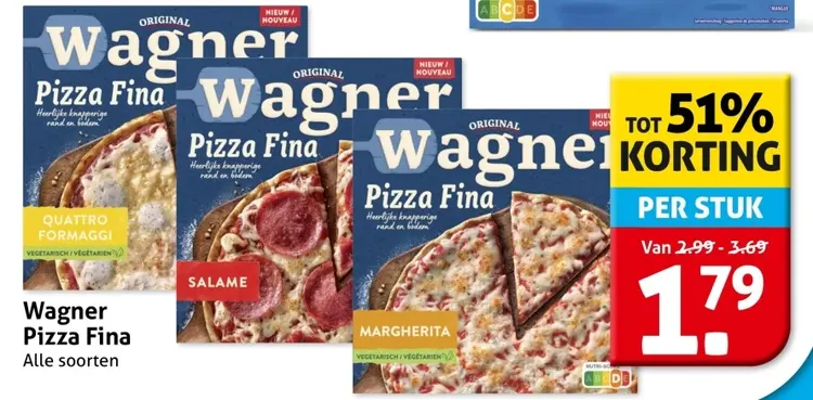 Aanbieding: Pizza Fina Alle soorten