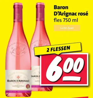 Aanbieding: Baron D'Arignac rosé