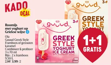 Aanbieding: Roomijs met yoghurt op Griekse wijze