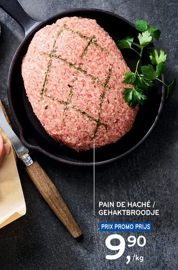 Offre: Pain de haché / Gehaktbroodje