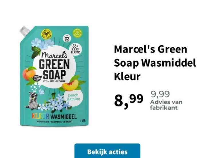 Promotie: Green Soap Wasmiddel Kleur