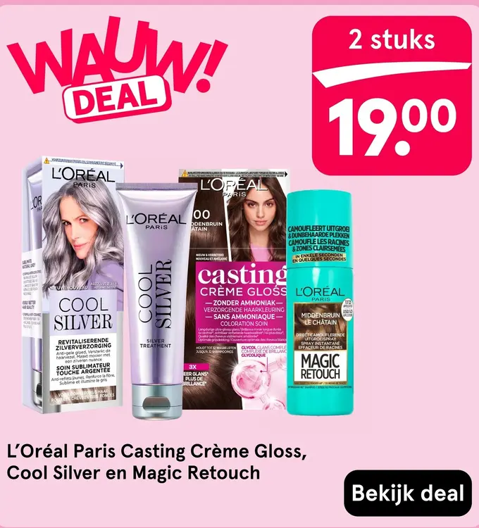 Aanbieding: Casting Crème Gloss, Cool Silver en Magic Retouch