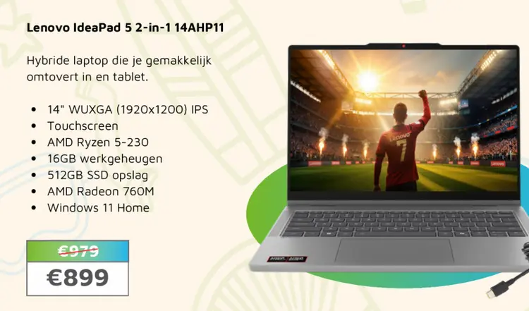 Aanbieding: Lenovo IdeaPad 5 2-in-1 14AHP11