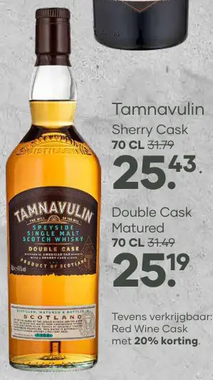 Aanbieding: Tamnavulin Double Cask Matured