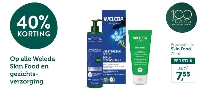 Promotie: Weleda Skin Food en Gezichtsverzorging
