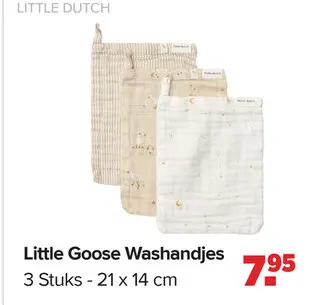 Aanbieding: Little Goose Washandjes