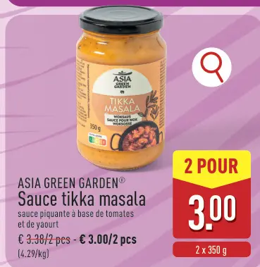 Offre: Sauce tikka masala