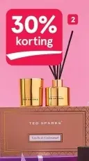 Aanbieding: Ted Sparks Giftset Candle & Diffuser Vanilla & Cedarwood