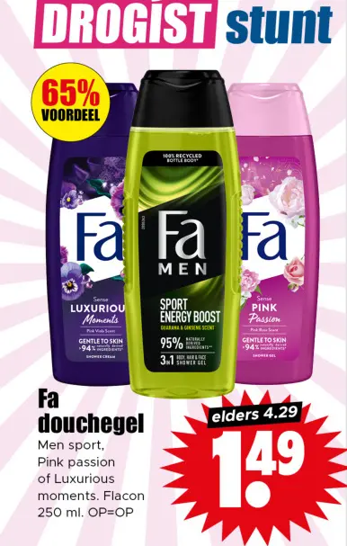Aanbieding: Fa douchegel
