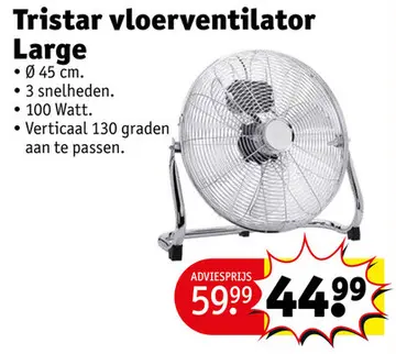 Aanbieding: Tristar vloerventilator Large