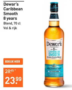 Aanbieding: Dewar's Caribbean Smooth