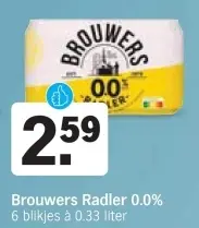 Aanbieding: Brouwers Radler 0.0%