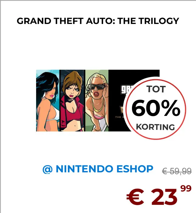 Aanbieding: Grand theft auto: the trilogy