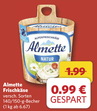 Aanbieding: Almette Frischkäse