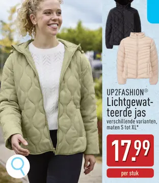 Aanbieding: Lichtgewatteerde jas