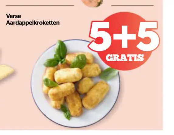 Promotie: Verse aardappelkroketten