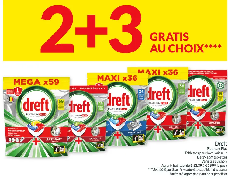 Offre: Dreft Platinum Plus