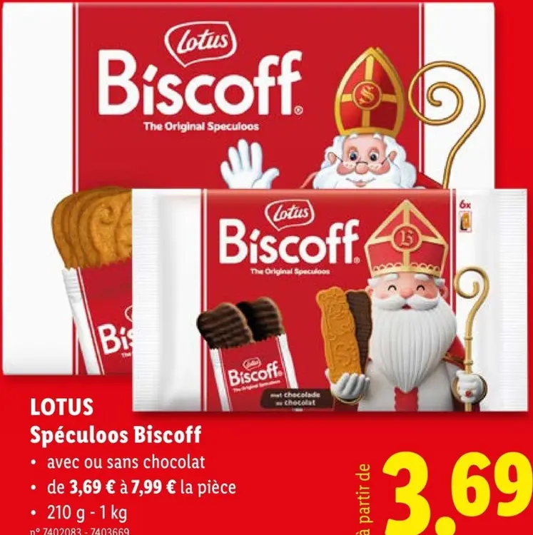 Offre: Spéculoos Biscoff