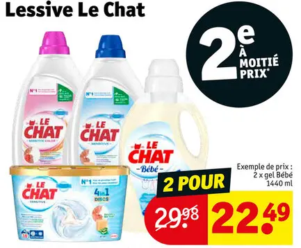 Offre: Lessive Le Chat