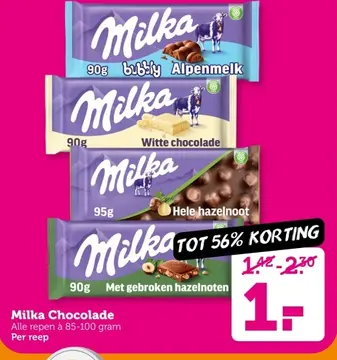 Aanbieding: Milka Chocolade